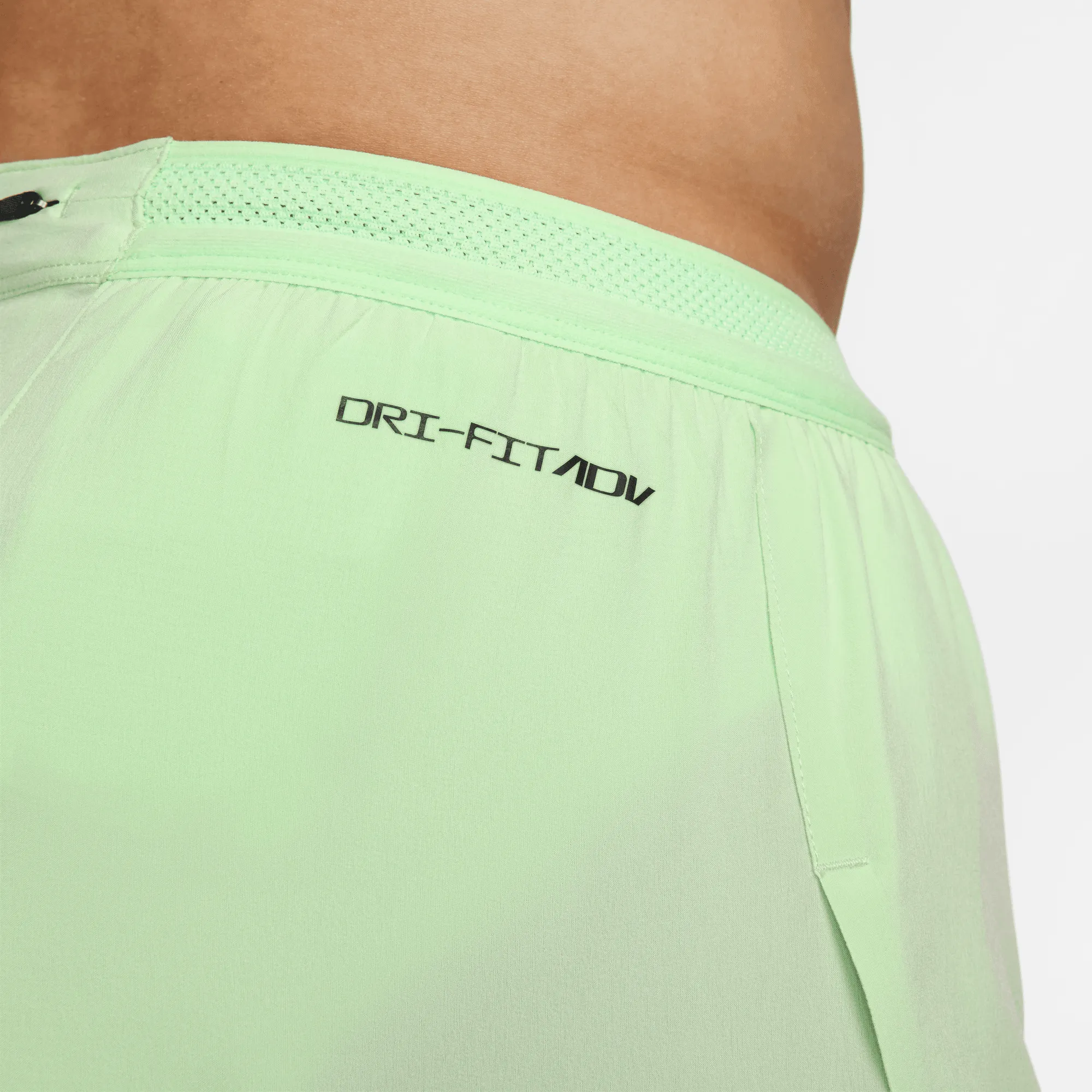 Men's Aeroswift DRI-FIT ADV 4 Brief-lined Running Shorts (376 - Vapor Green/Black)