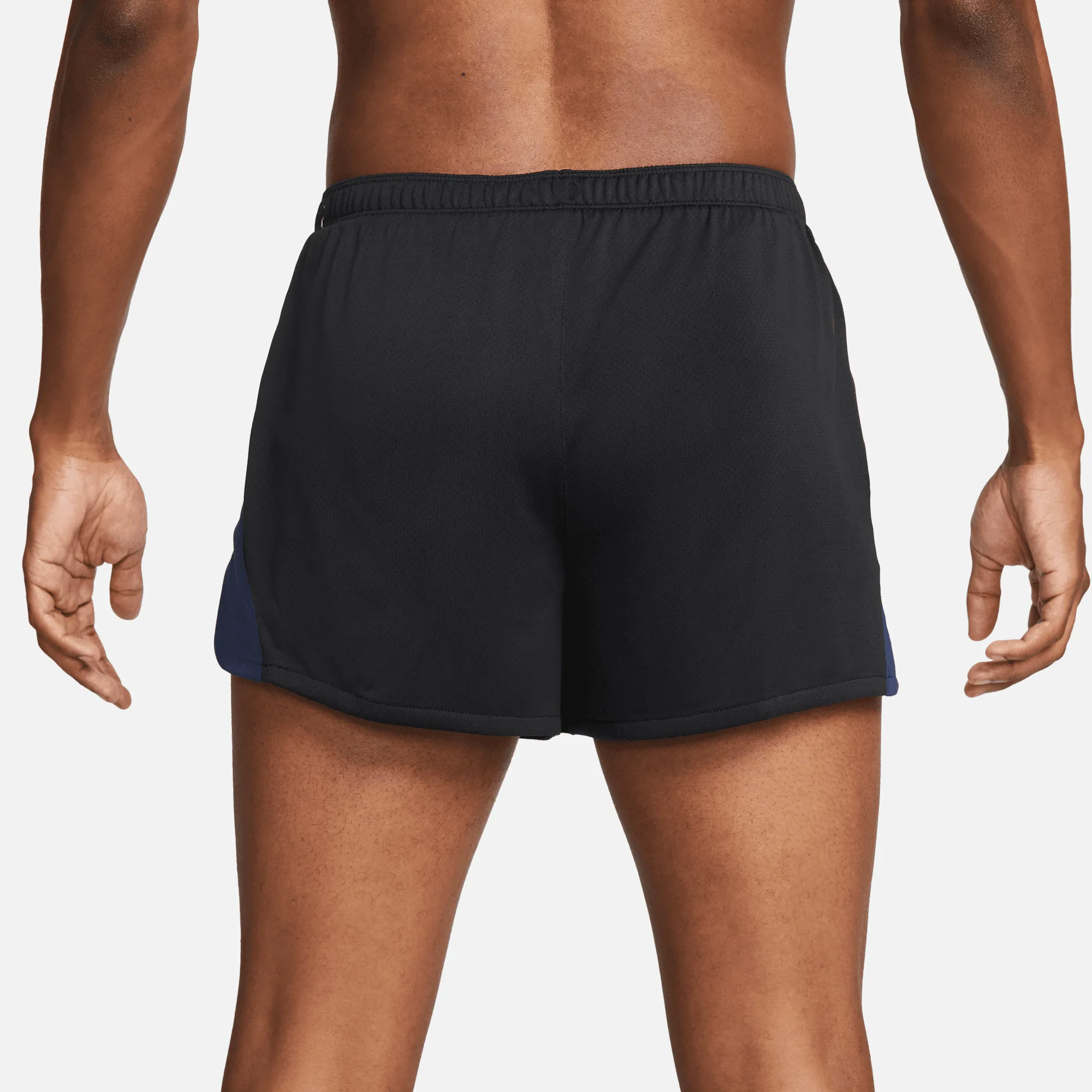 Men's DRI-FIT Track Club 3 Brief-Lined Running Shorts (010 - Black/Midnight Navy/Summit White)