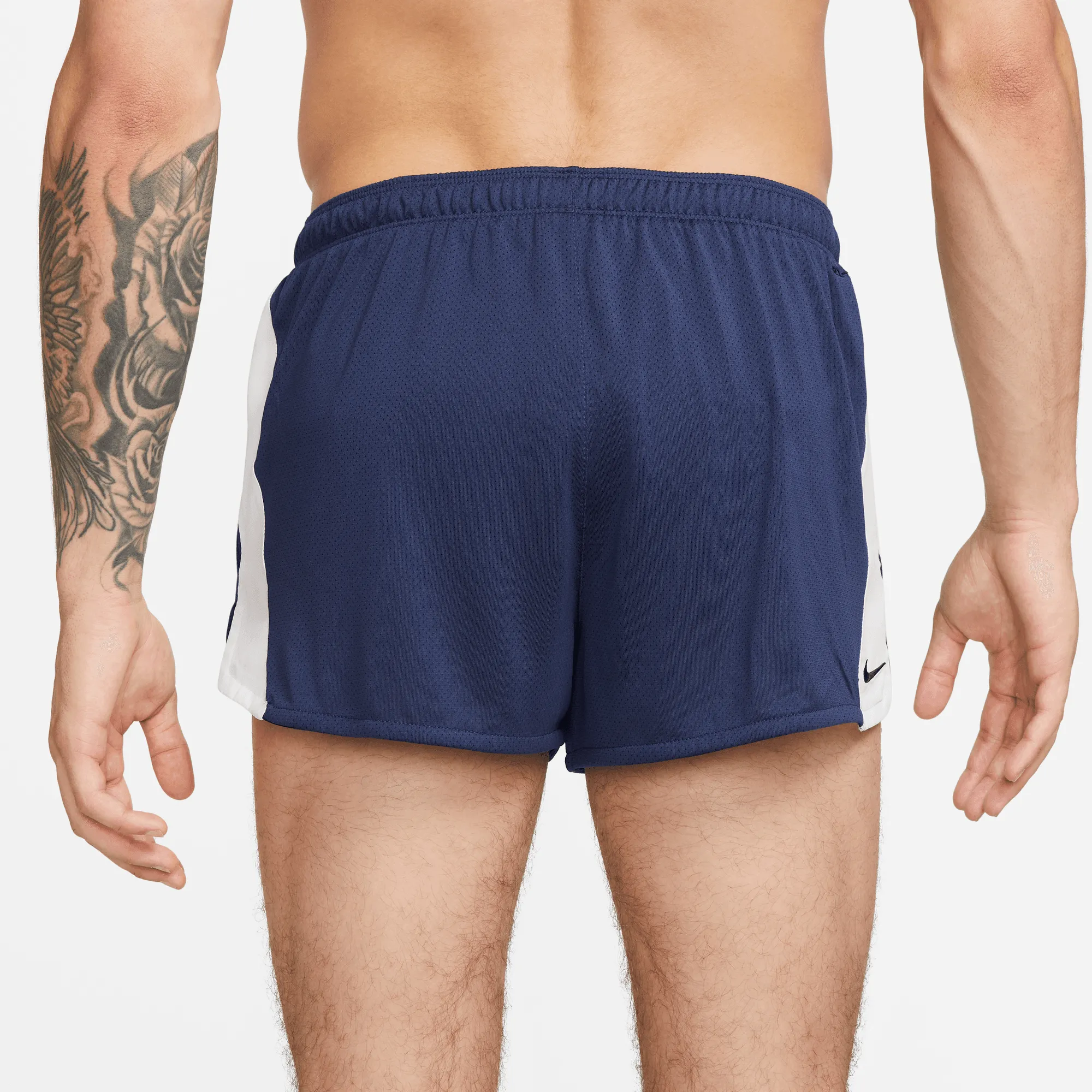 Men's DRI-FIT Track Club 3 Brief-Lined Running Shorts (410 - Midnight Navy/Summit White/Black)