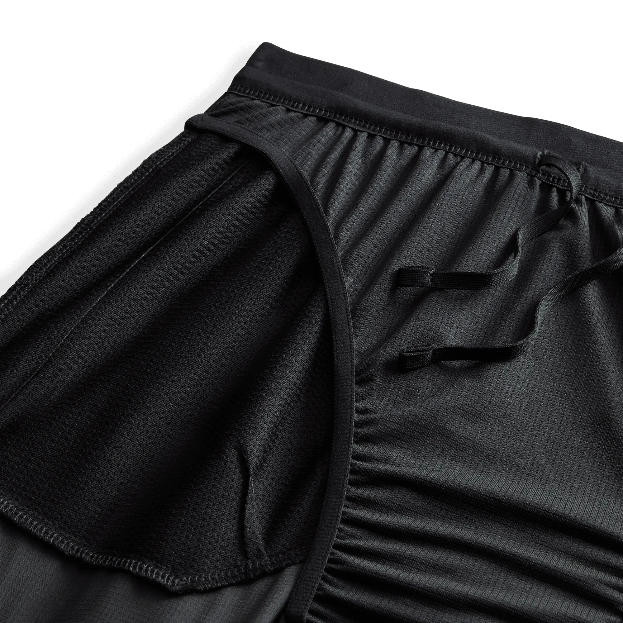 Men's Flex Stride Run Energy 5 Brief-Lined Running Shorts (010 - Black/Black/Photon Dust-White)