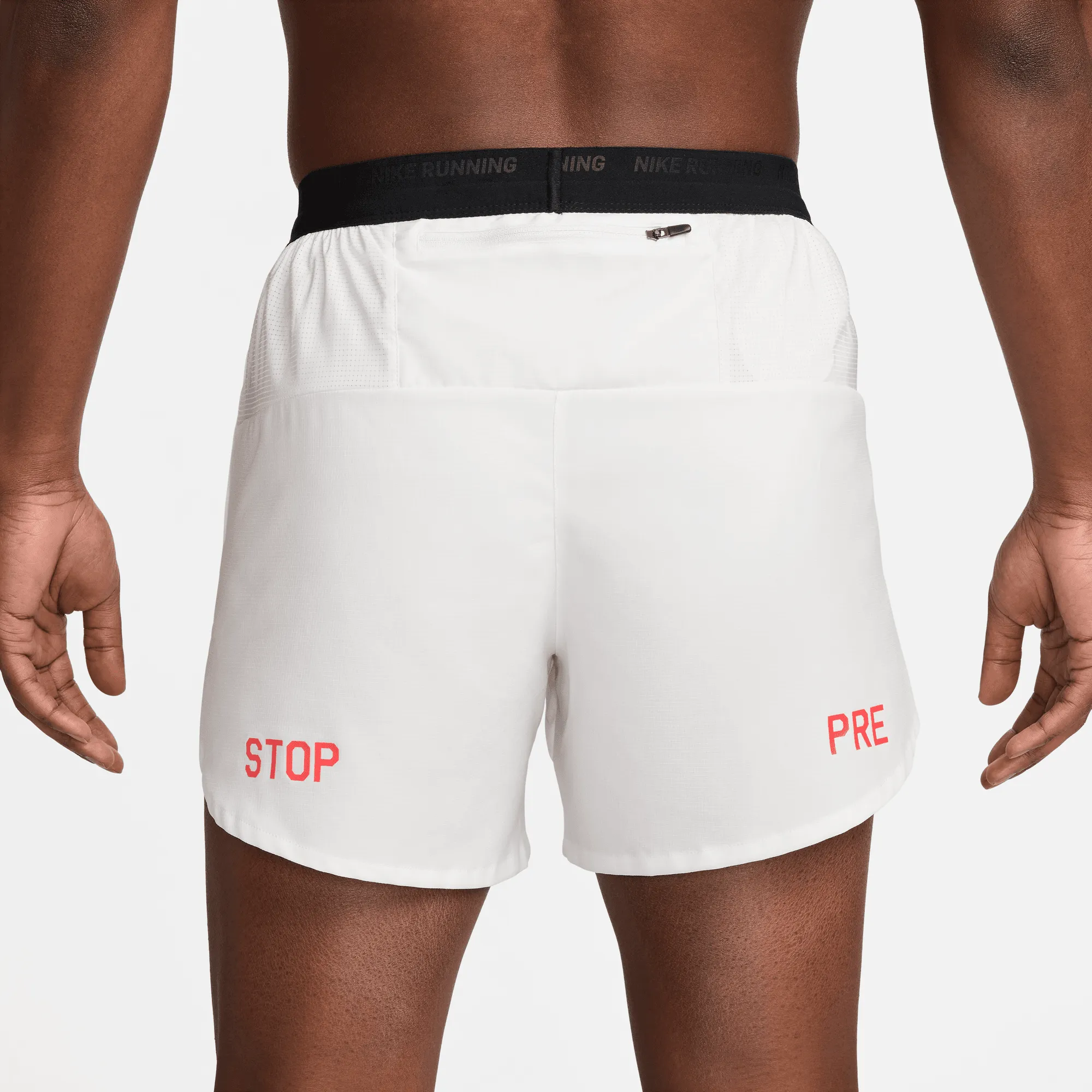 Men's Flex Stride Run Energy 5 Brief-Lined Running Shorts (121 - Summit White/Black/Gym Red/Picante Red)