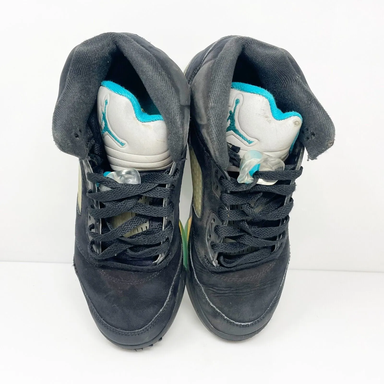 Nike Boys Air Jordan 5 440888-047 Black Basketball Shoes Sneakers Size 5.5Y