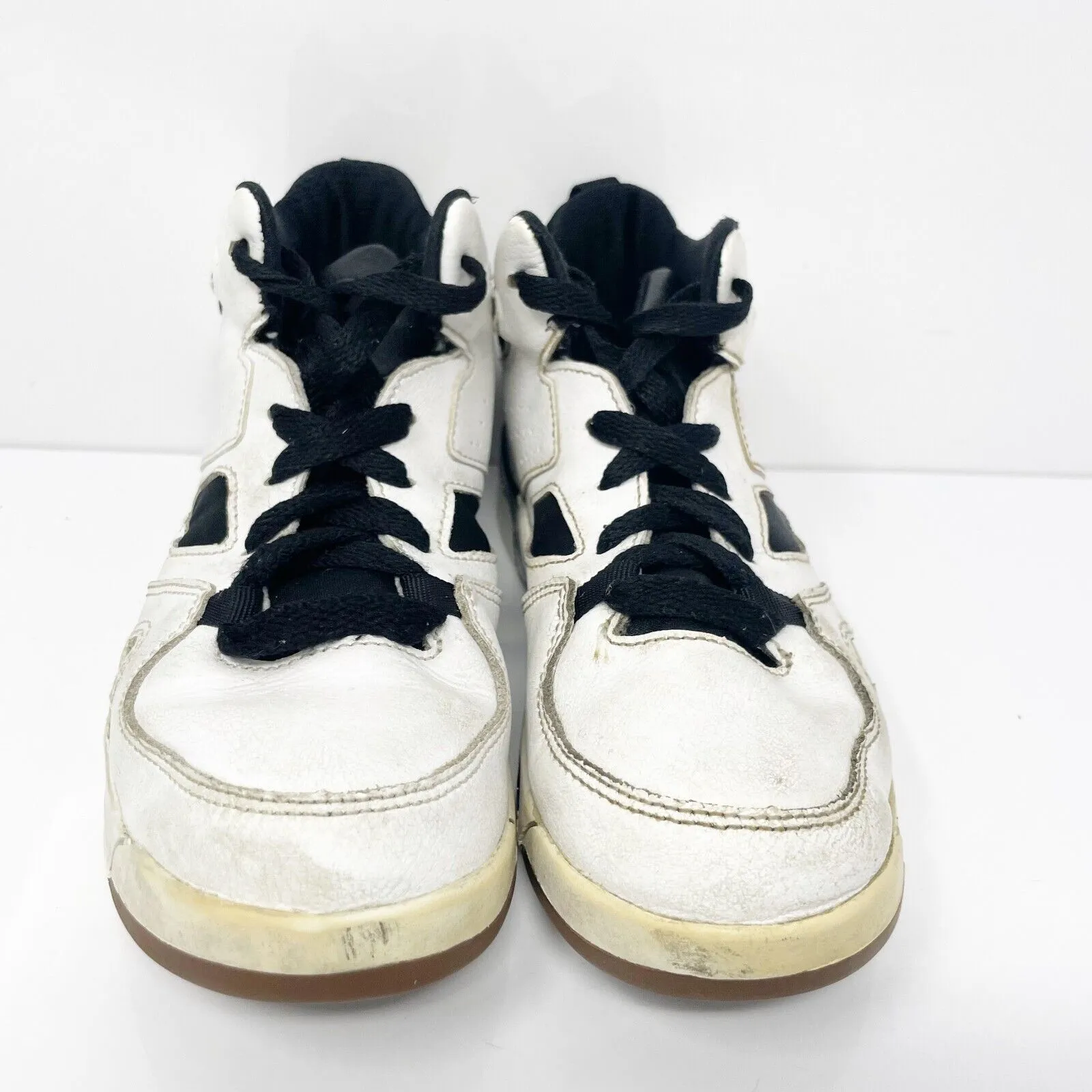 Nike Boys Air Jordan Flight Club 91 555333 White Basketball Shoes Sneakers 1.5Y