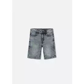 Nukutavake Bermuda Soft Denim Shorts _Grey 6214-70