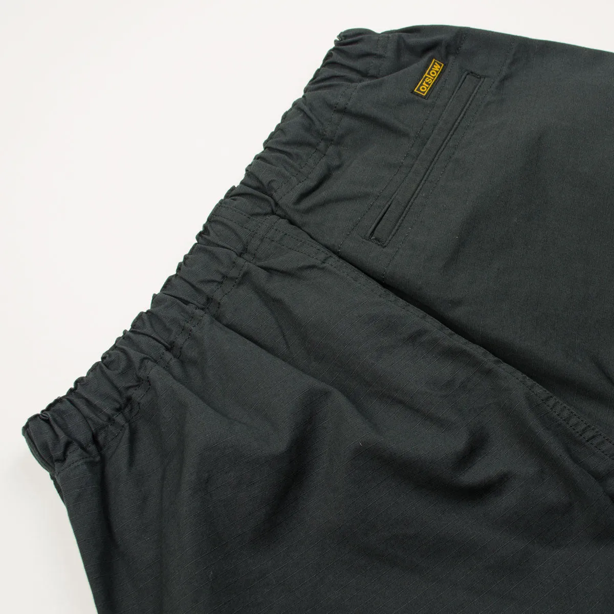 orSlow - New Yorker Shorts - Sumi Black Ripstop