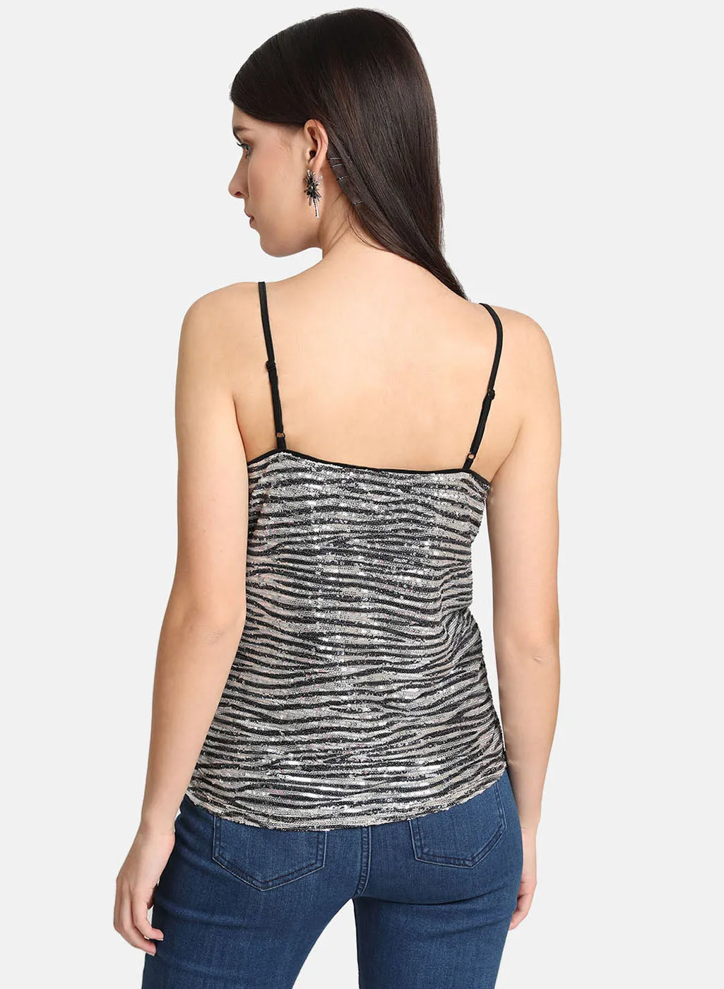 Pixie Shimmer Singlet Top