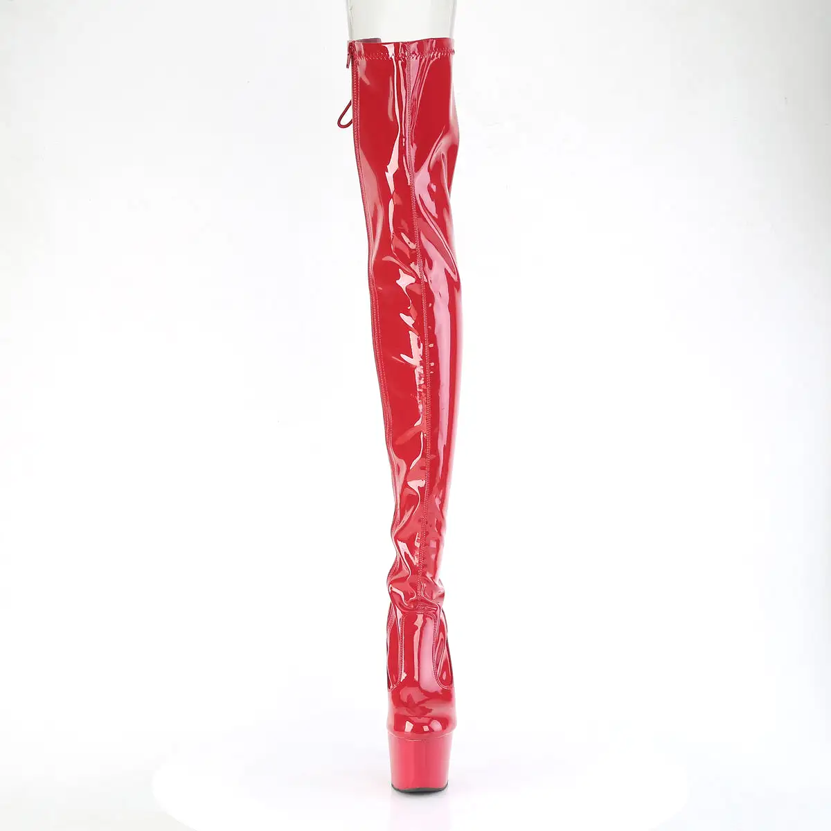 Pleaser Adore-3850-Red-Size 5-Clearance