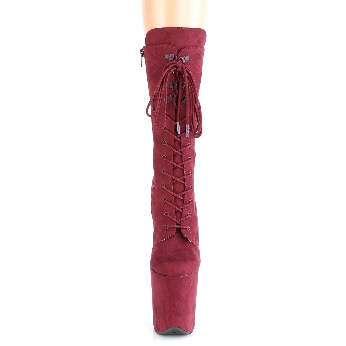 Pleaser Flamingo-1050FS-Burgundy-Size 6-Clearance