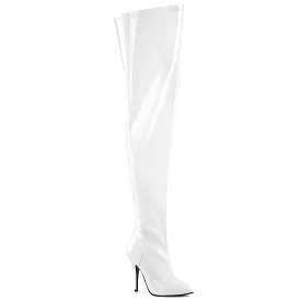 Pleaser Seduce-3000WC-White-Size 8-Clearance