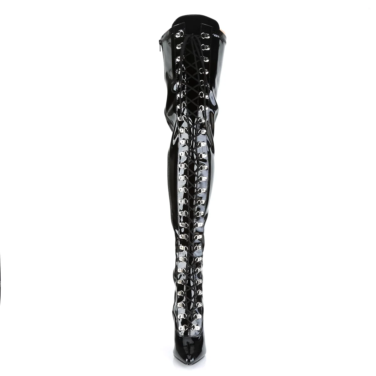 Pleaser Seduce-3024-Black-Size 8-Clearance