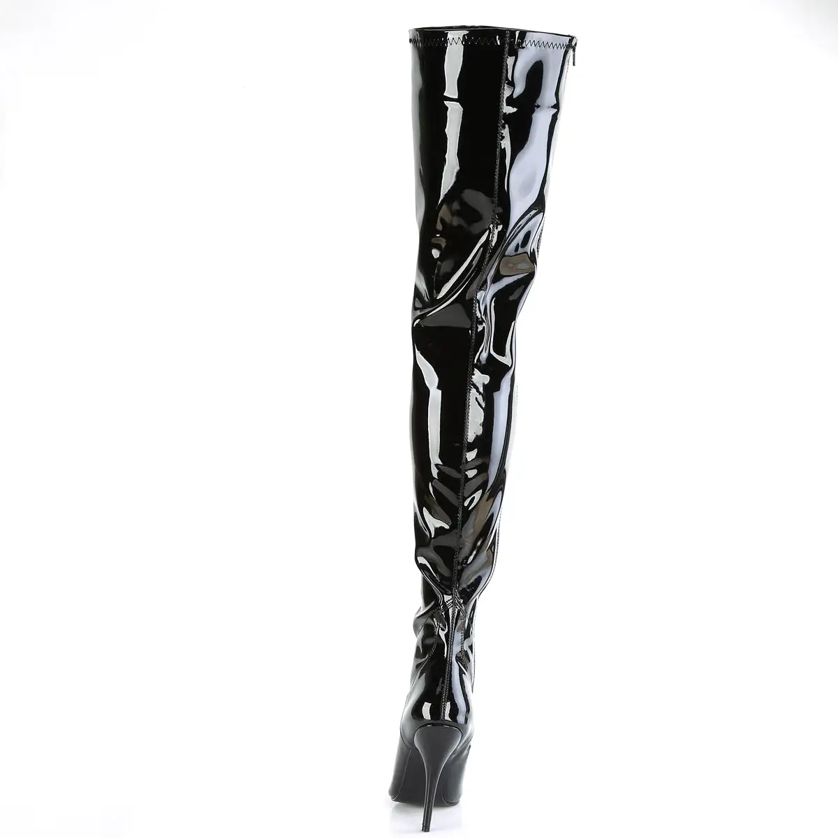 Pleaser Seduce-4000-Black-Size 9-Clearance