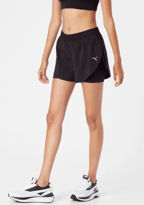 Puma Womens 2 in 1 Woven Running Shorts  521072 01