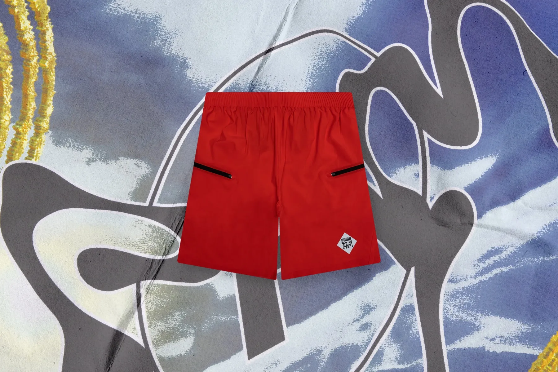 Puma x Perks and Mini Trail Running Shorts - Red