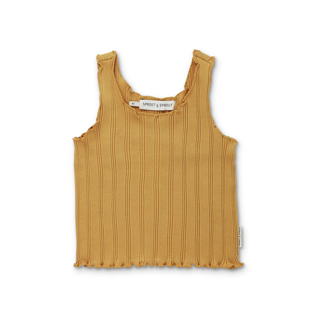 RIB SINGLET TOP HONEY