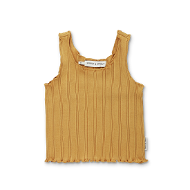 RIB SINGLET TOP HONEY