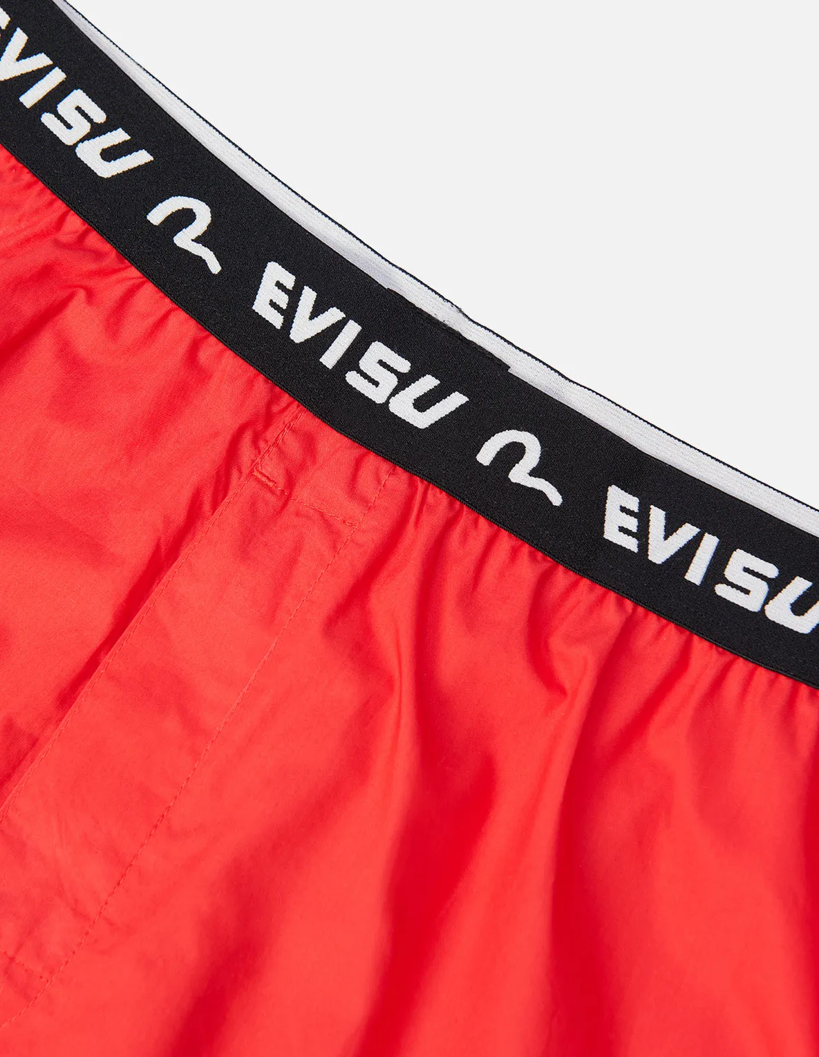 Ribbon Overlapping Daicock and Seagull Print Boxer Shorts