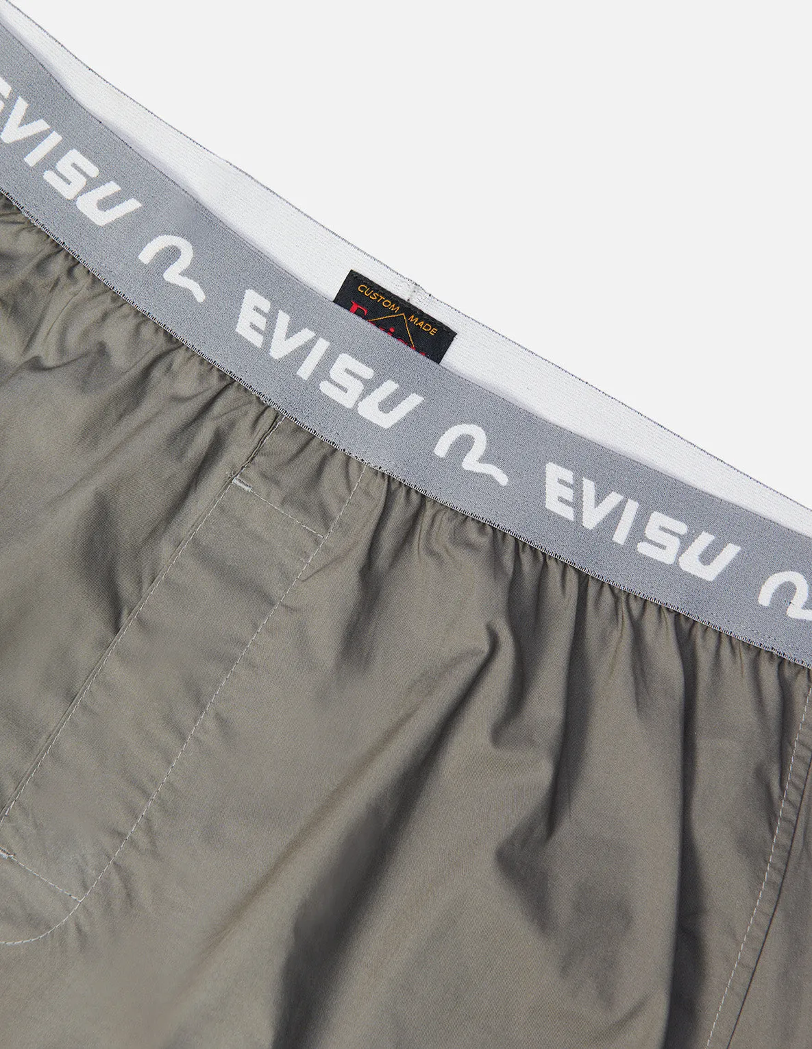 Ribbon Overlapping Daicock and Seagull Print Boxer Shorts