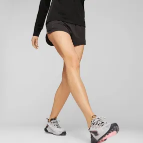 SEASONS Women's Lightweight 3" Woven Trail Running Shorts | PUMA Black | PUMA Shop All Puma | PUMA 