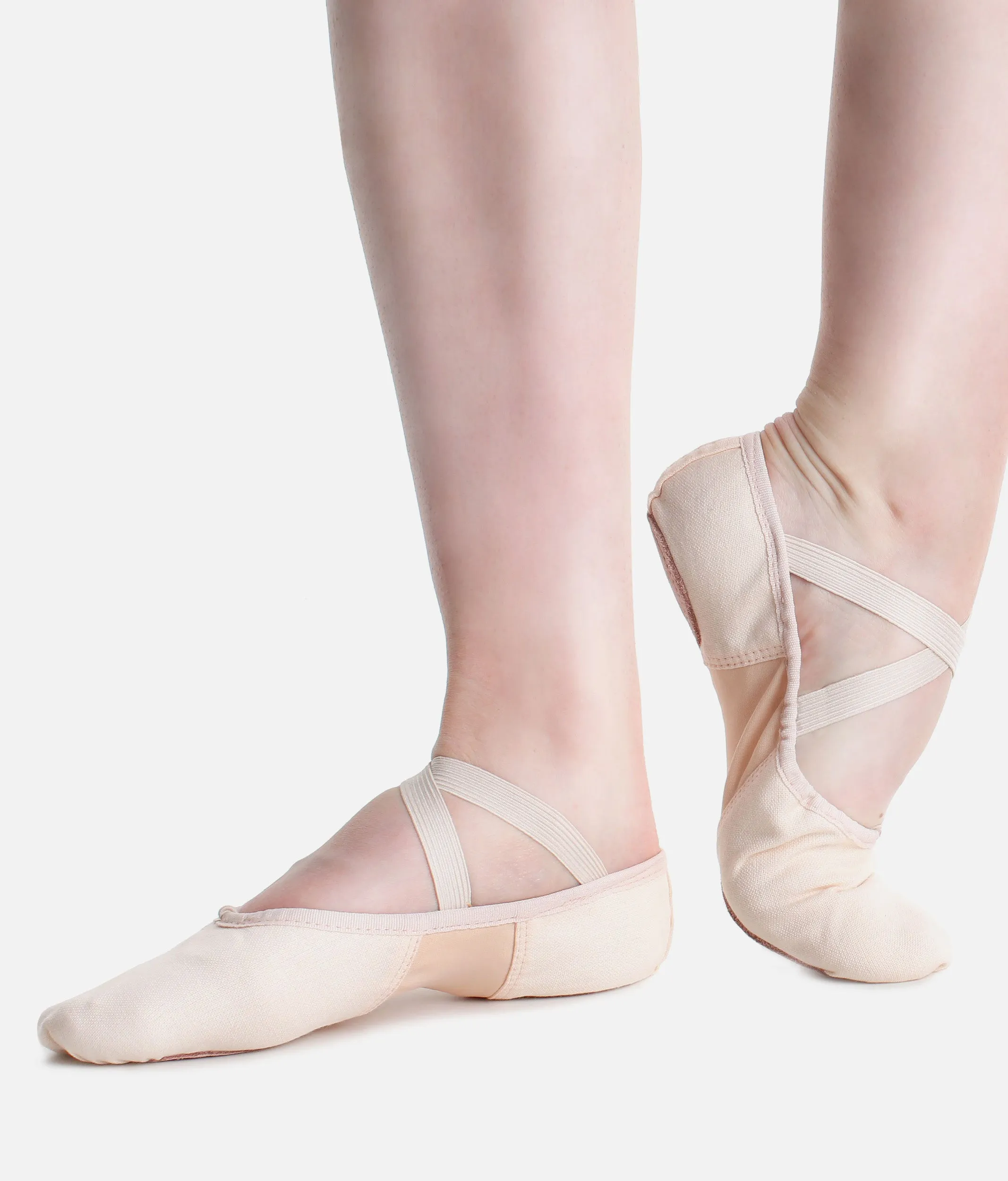 Split Sole Canvas Ballet Shoes - BAE13 L