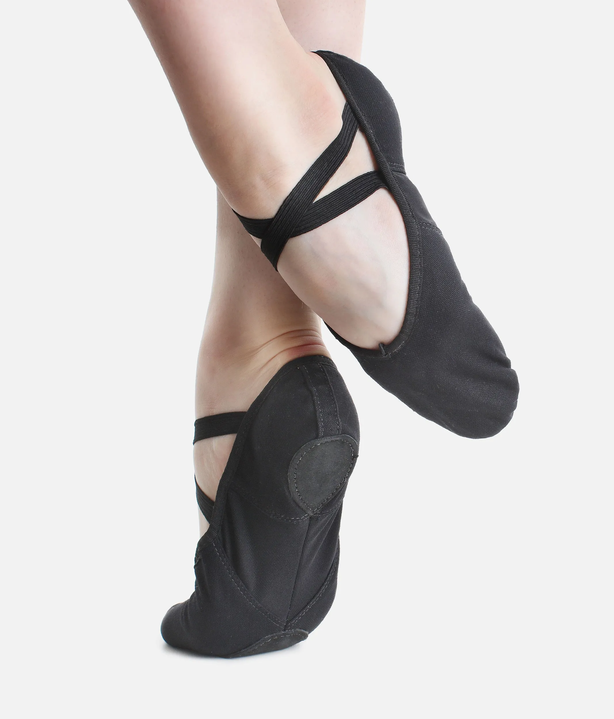 Split Sole Canvas Ballet Shoes - BAE13 L