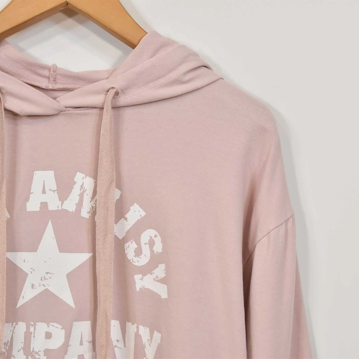 Sudadera Amisy capucha rosa