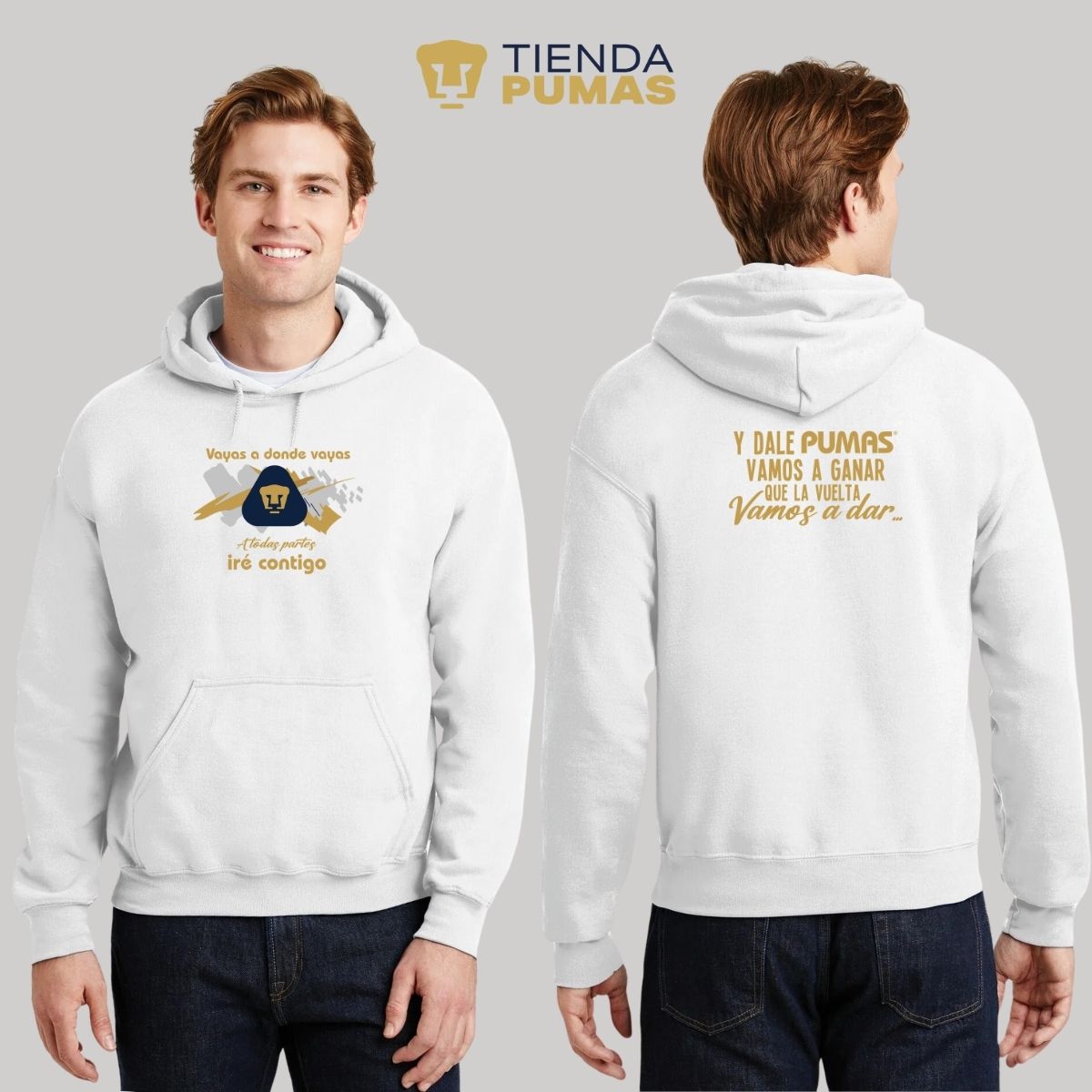 Sudadera Hombre Pumas UNAM vuelta