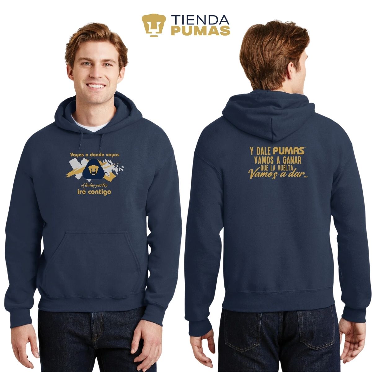 Sudadera Hombre Pumas UNAM vuelta