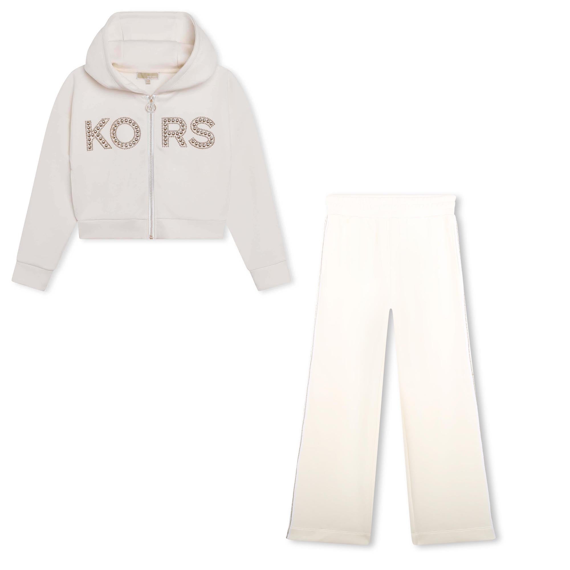 Sudadera MICHAEL KORS blanca  para nias y adolescentes