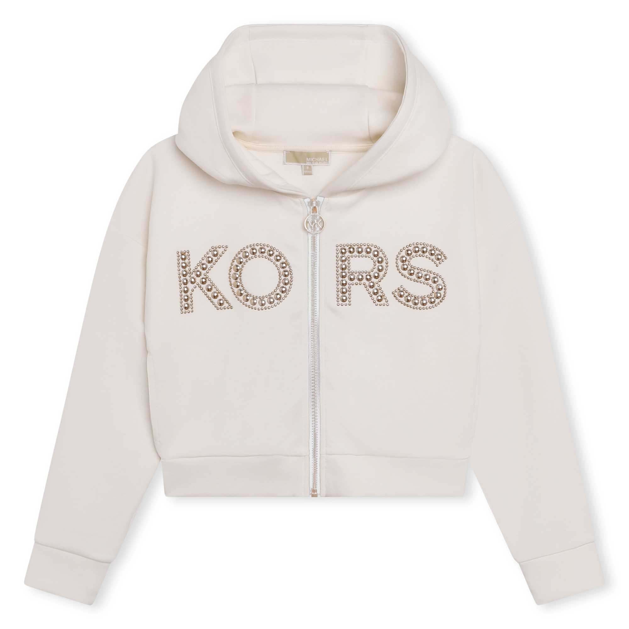 Sudadera MICHAEL KORS blanca  para nias y adolescentes