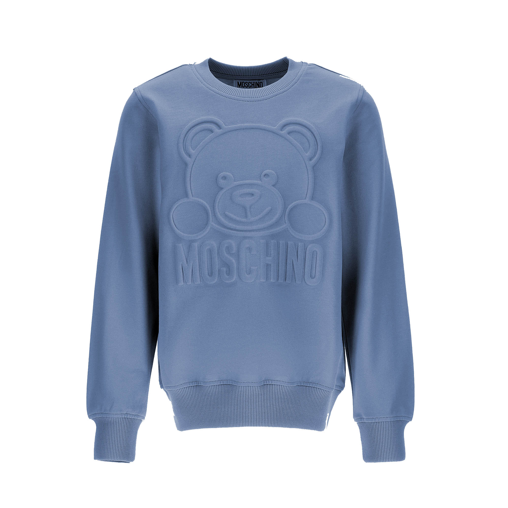 Sudadera MOSCHINO azul para nias y adolescentes