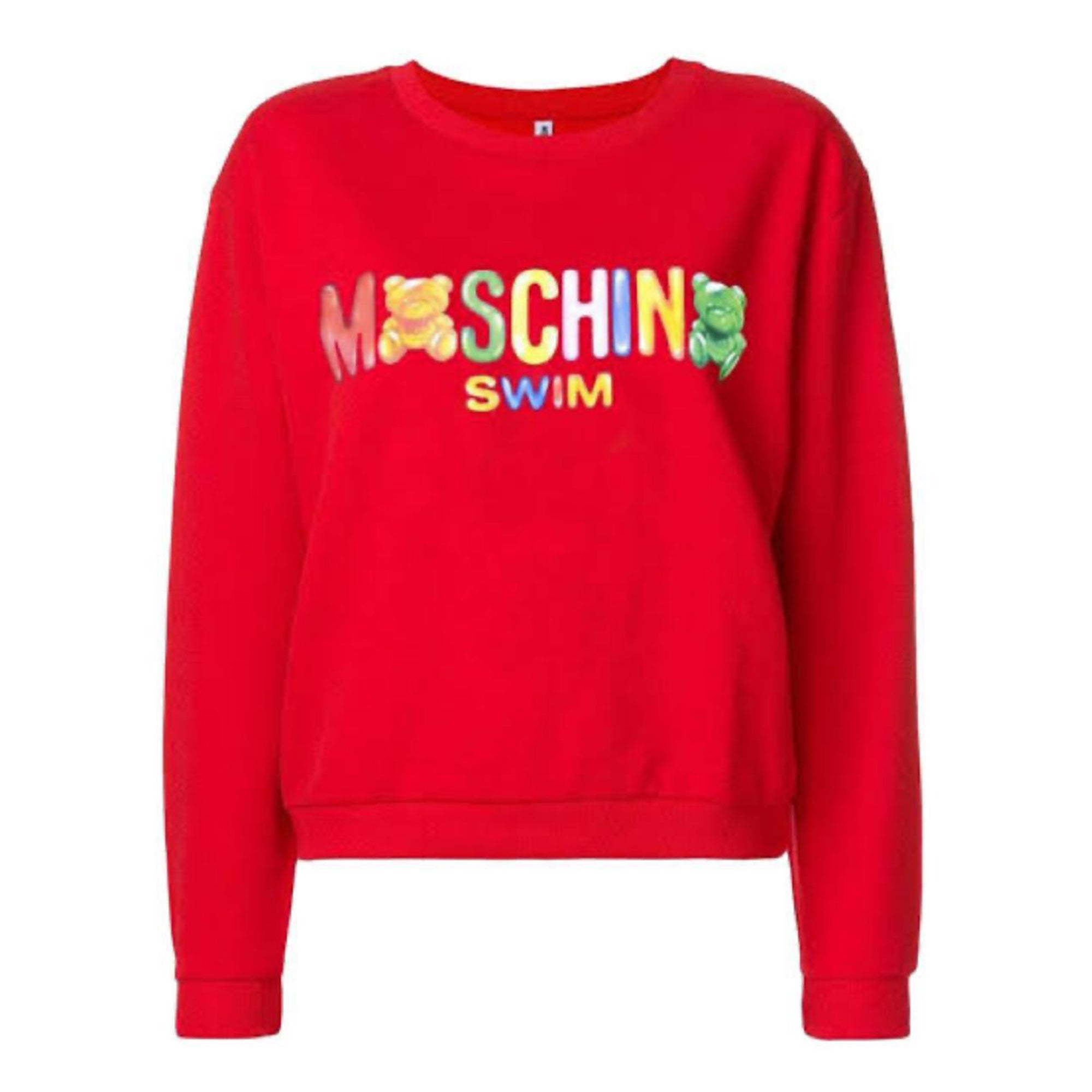 Sudadera Moschino roja para adulto unisex