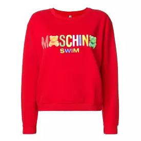 Sudadera Moschino roja para adulto unisex