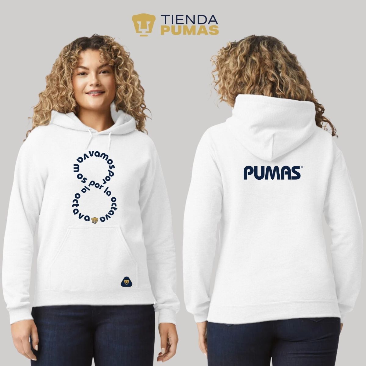 Sudadera Mujer Pumas UNAM octava