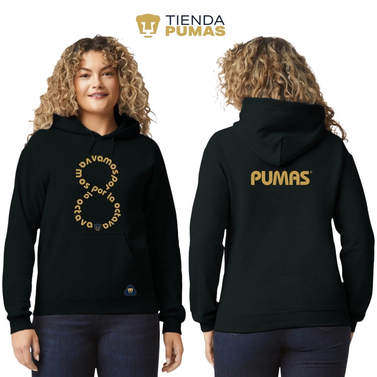 Sudadera Mujer Pumas UNAM octava