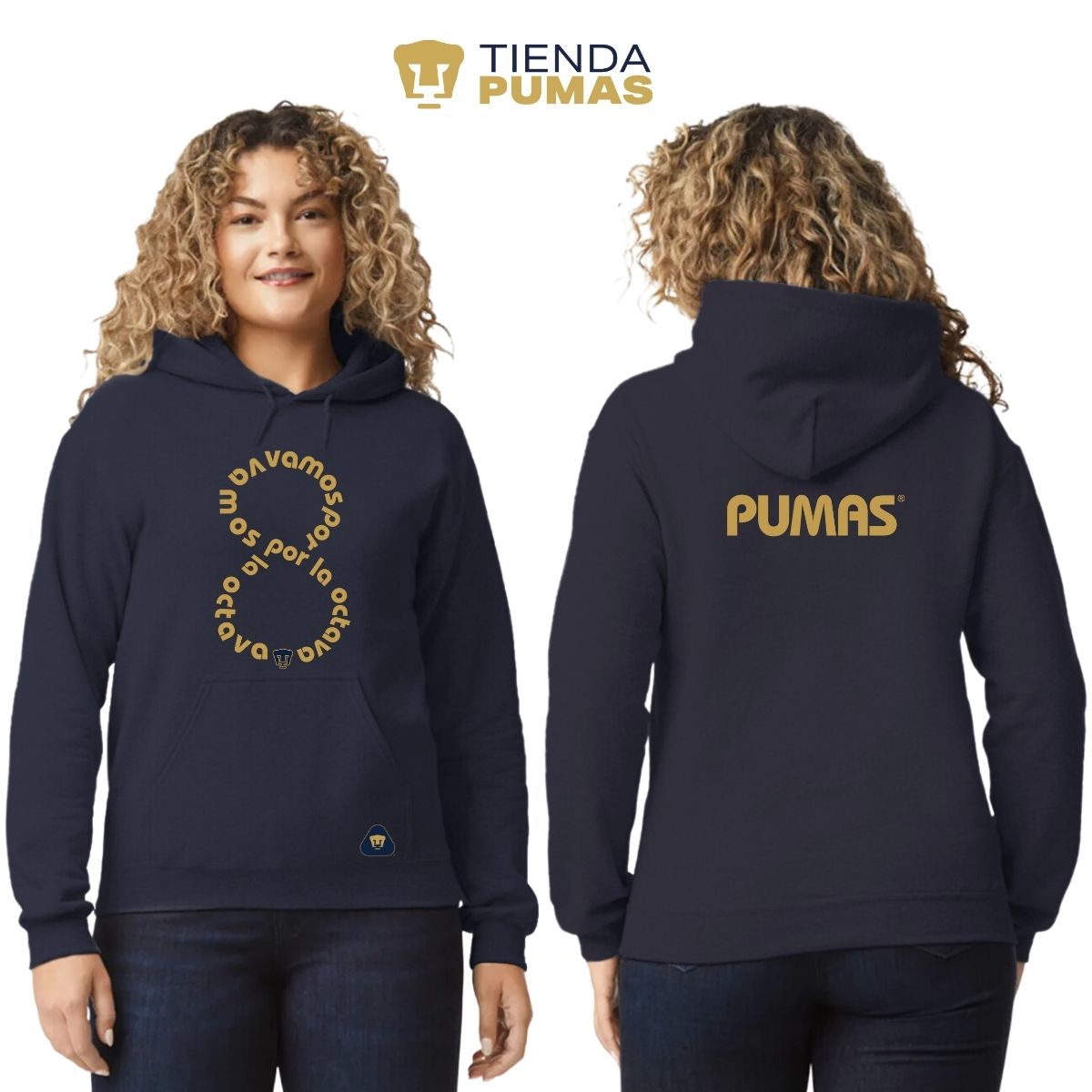 Sudadera Mujer Pumas UNAM octava