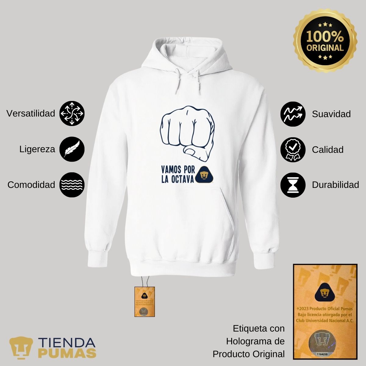 Sudadera Mujer Pumas UNAM puo