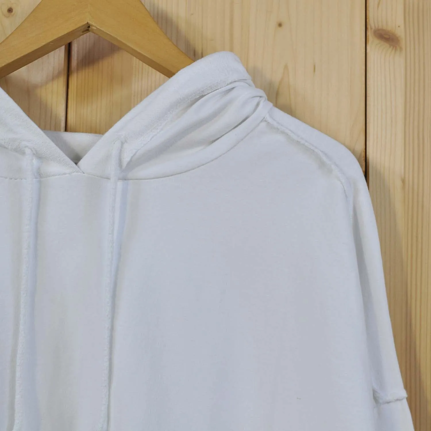 Sudadera oversize blanca