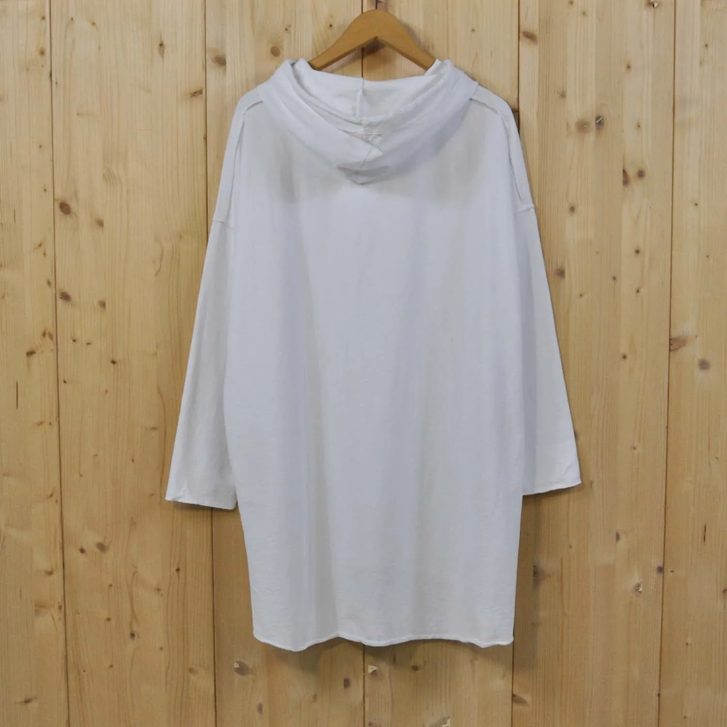 Sudadera oversize blanca