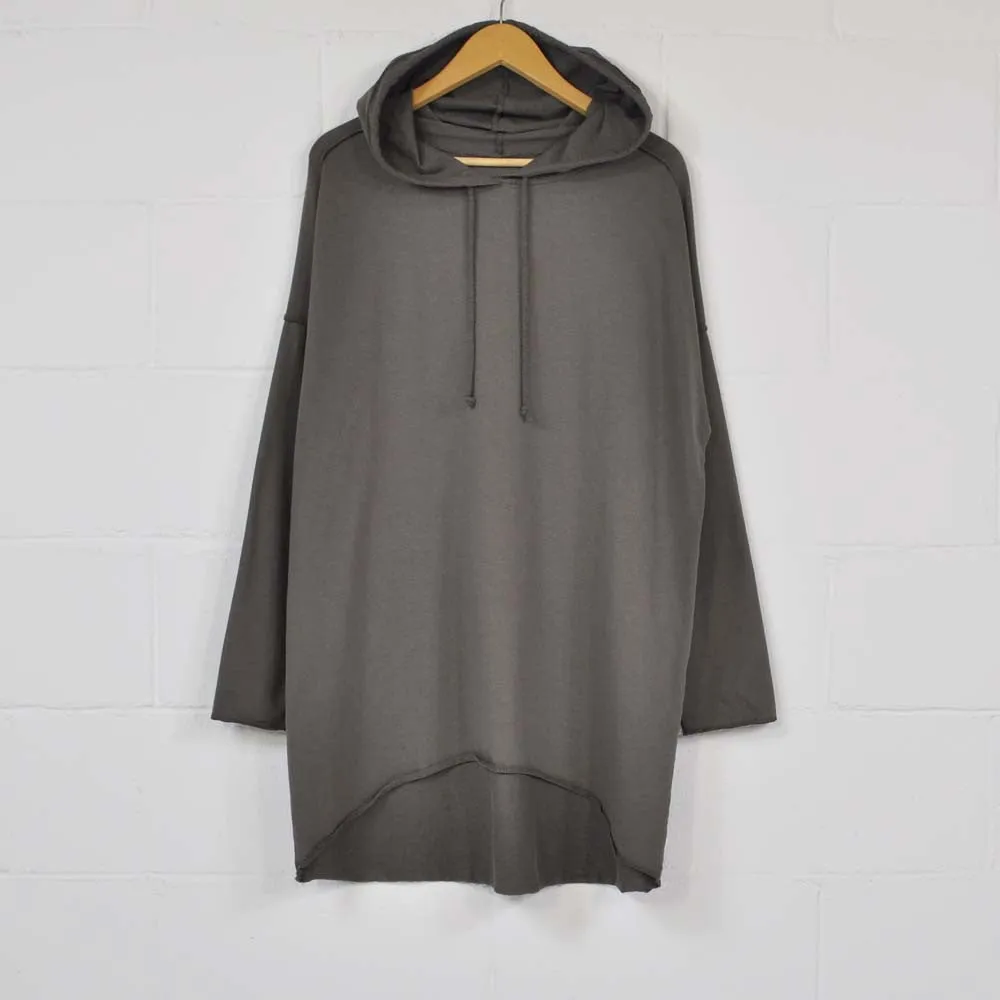 Sudadera oversize gris