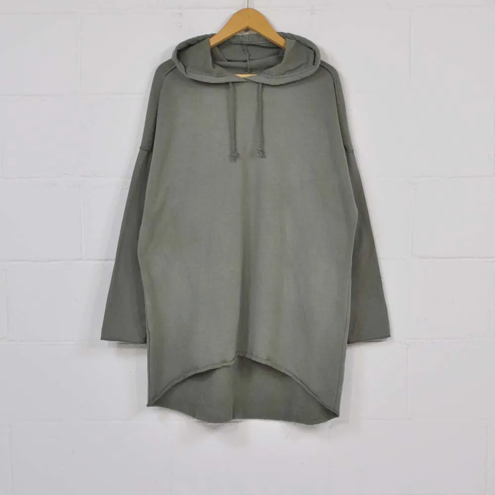 Sudadera oversize kaki