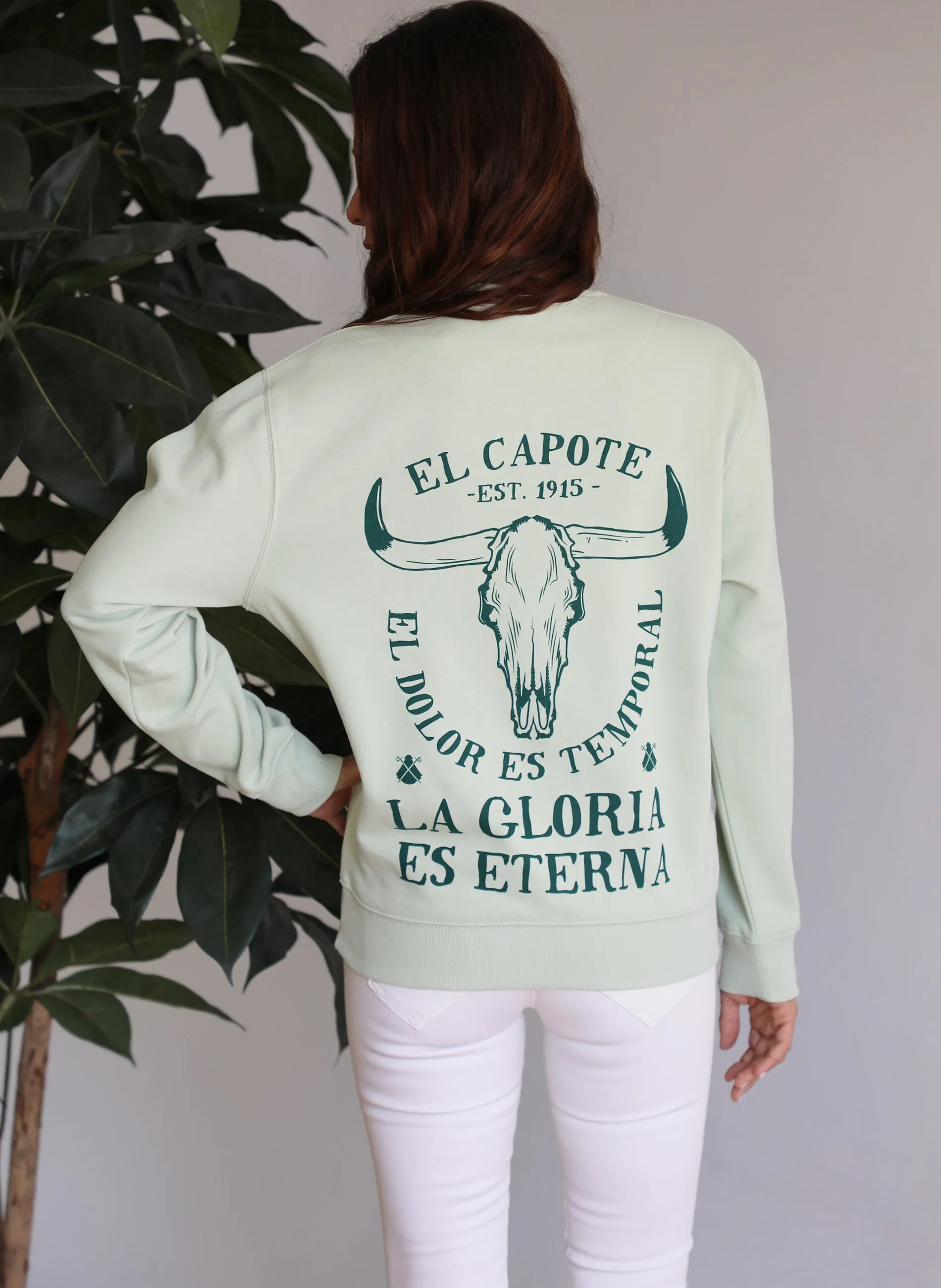 Sudadera Verde Lima La Gloria Mujer