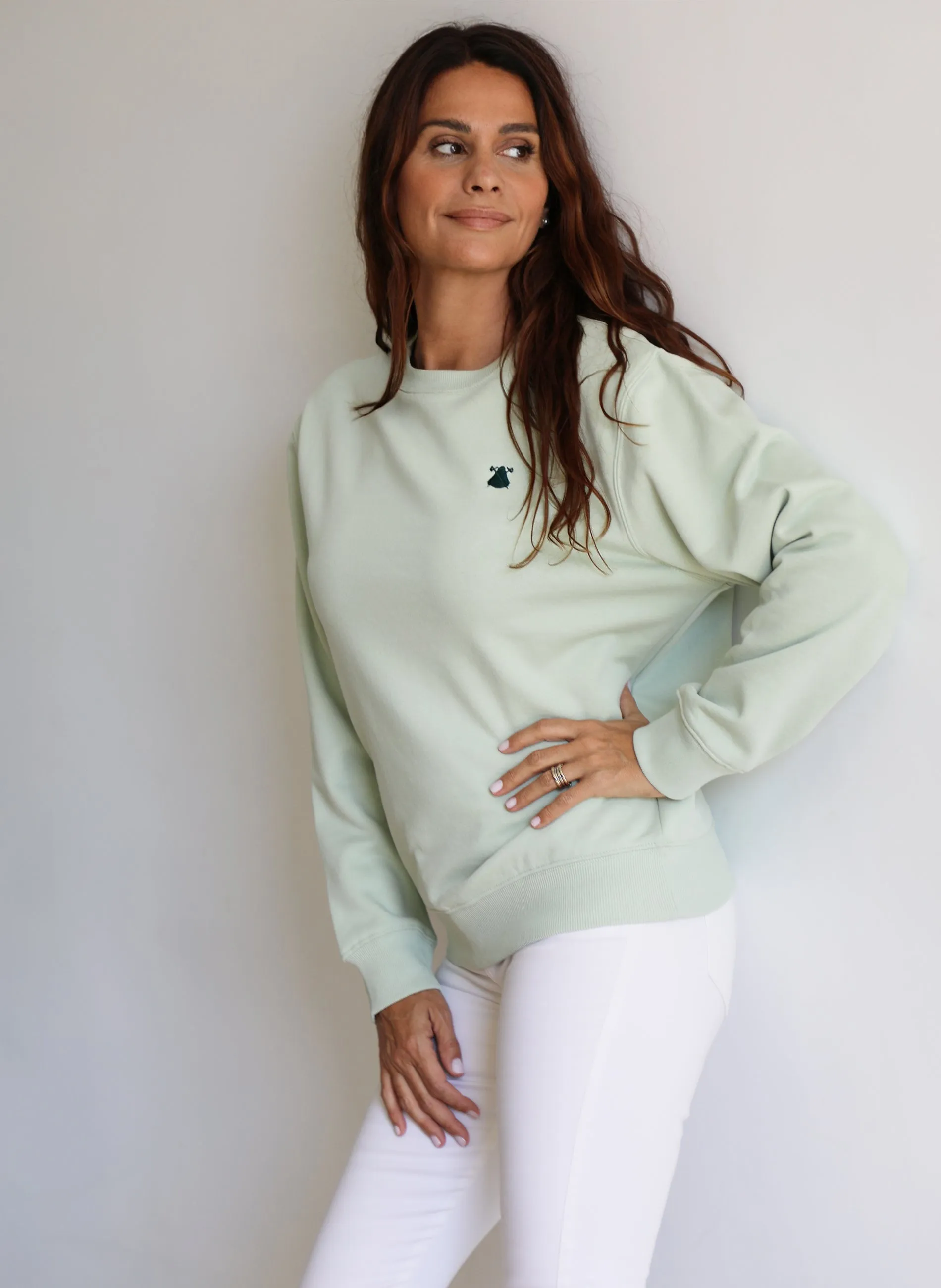 Sudadera Verde Lima La Gloria Mujer