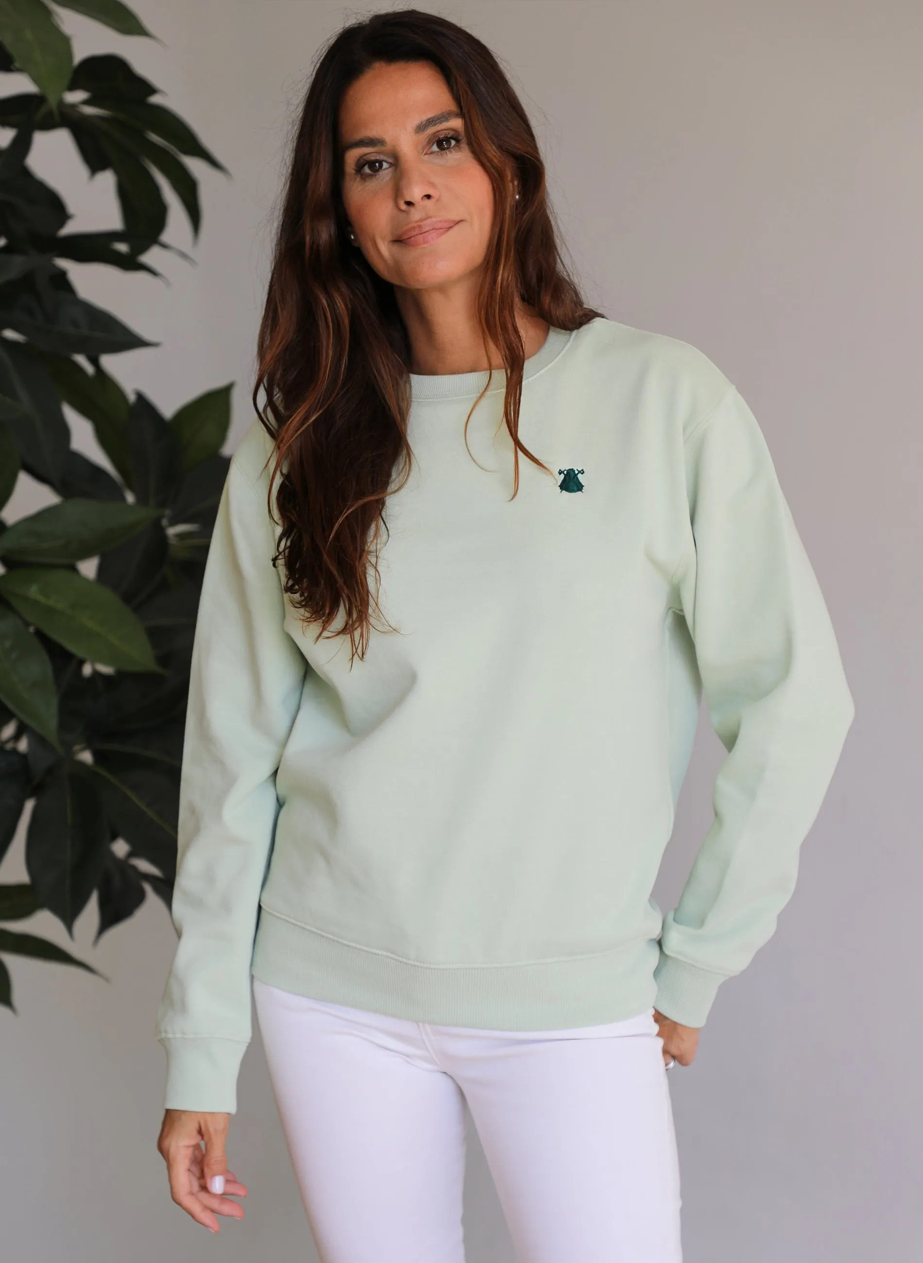 Sudadera Verde Lima La Gloria Mujer