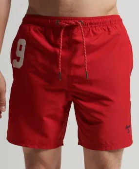 Superdry Print Swim Shorts Rouge Red