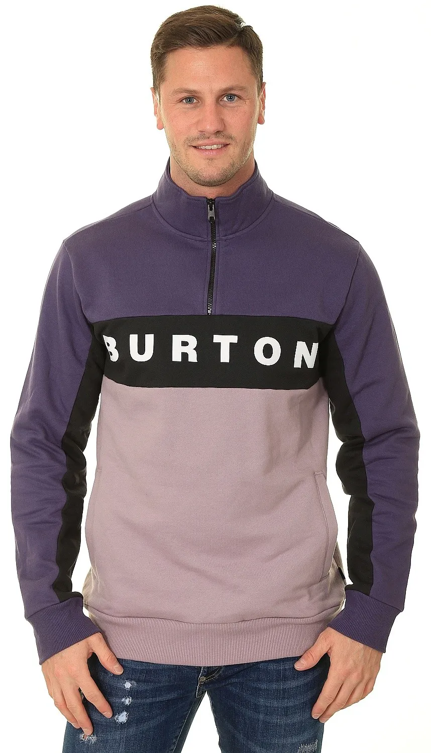 sweatshirt Burton Lowball Quarter-Zip Fleece - Violet Halo/Elderberry - men´s