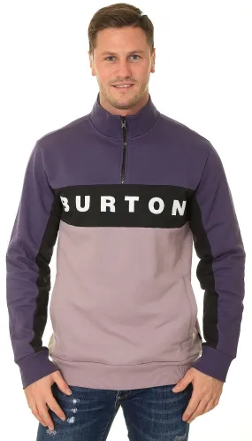 sweatshirt Burton Lowball Quarter-Zip Fleece - Violet Halo/Elderberry - men´s