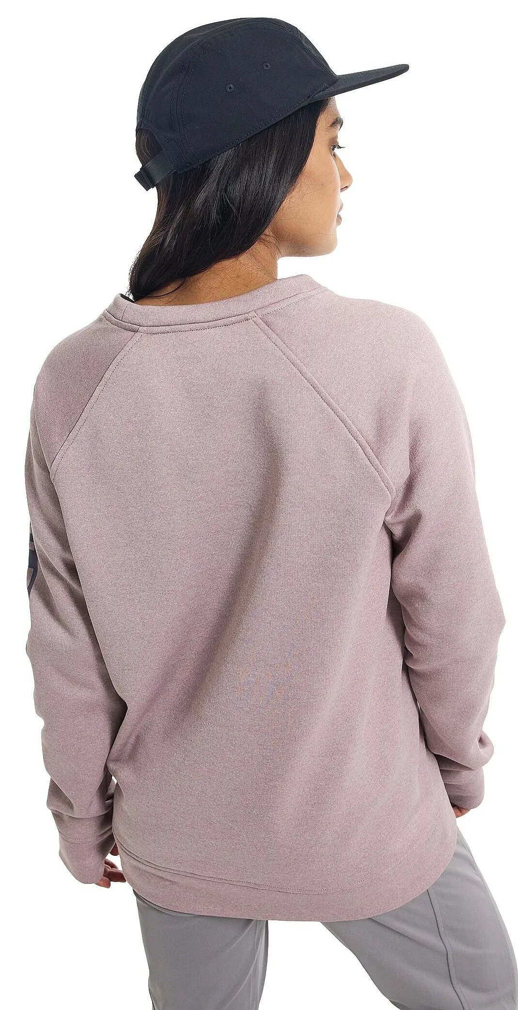 sweatshirt Burton Oak Crew - Elderberry Heather - women´s