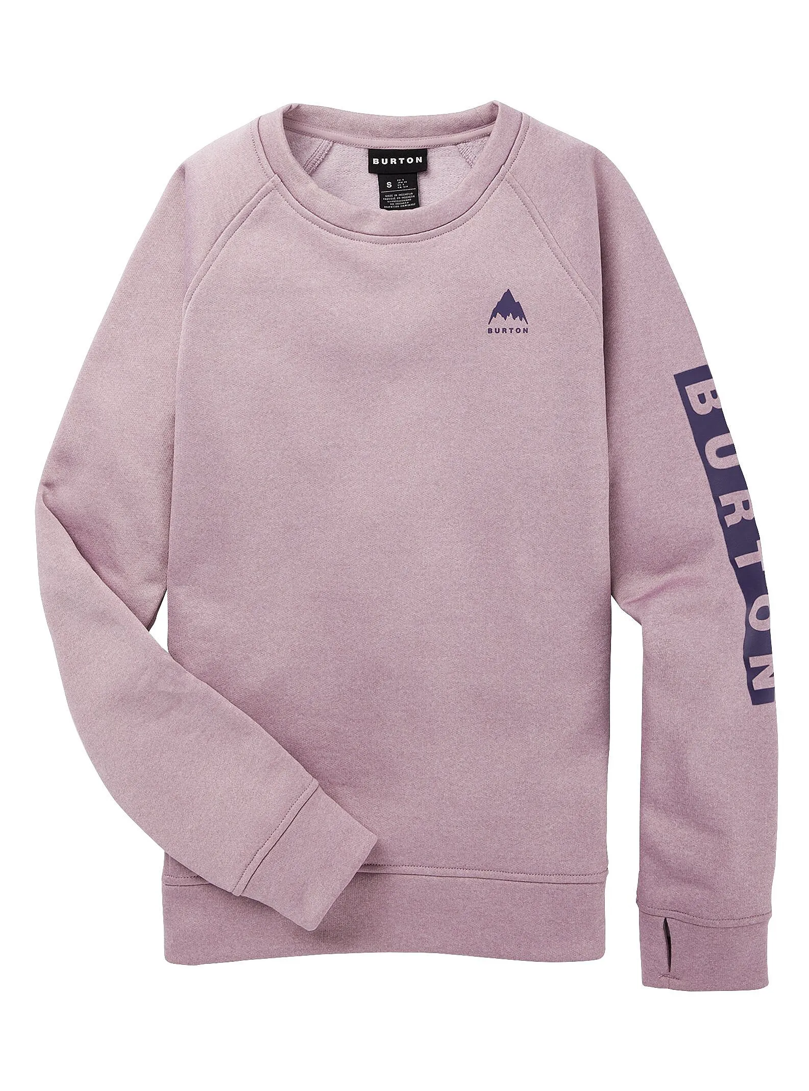 sweatshirt Burton Oak Crew - Elderberry Heather - women´s