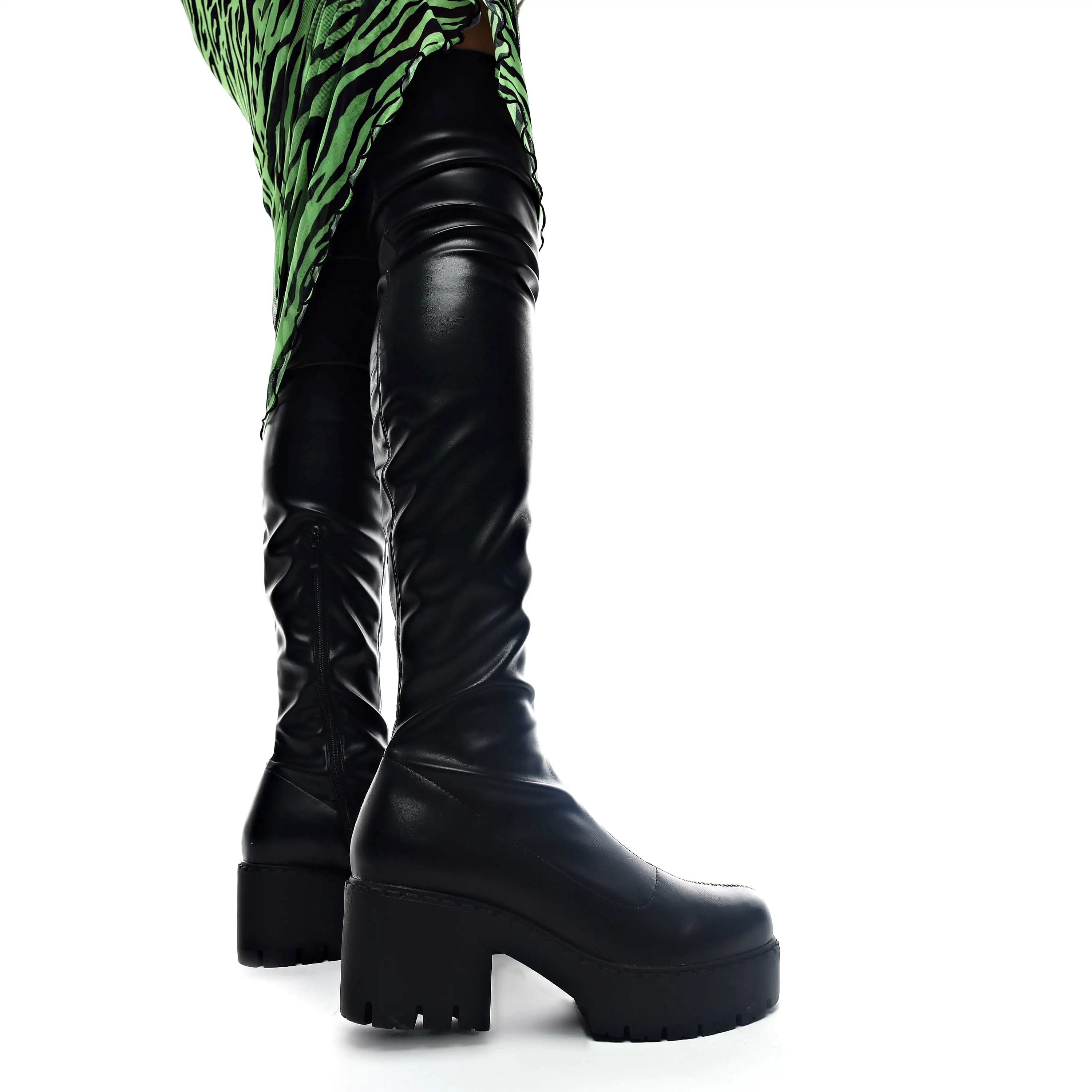 The Harmony Plus Size Thigh High Boots