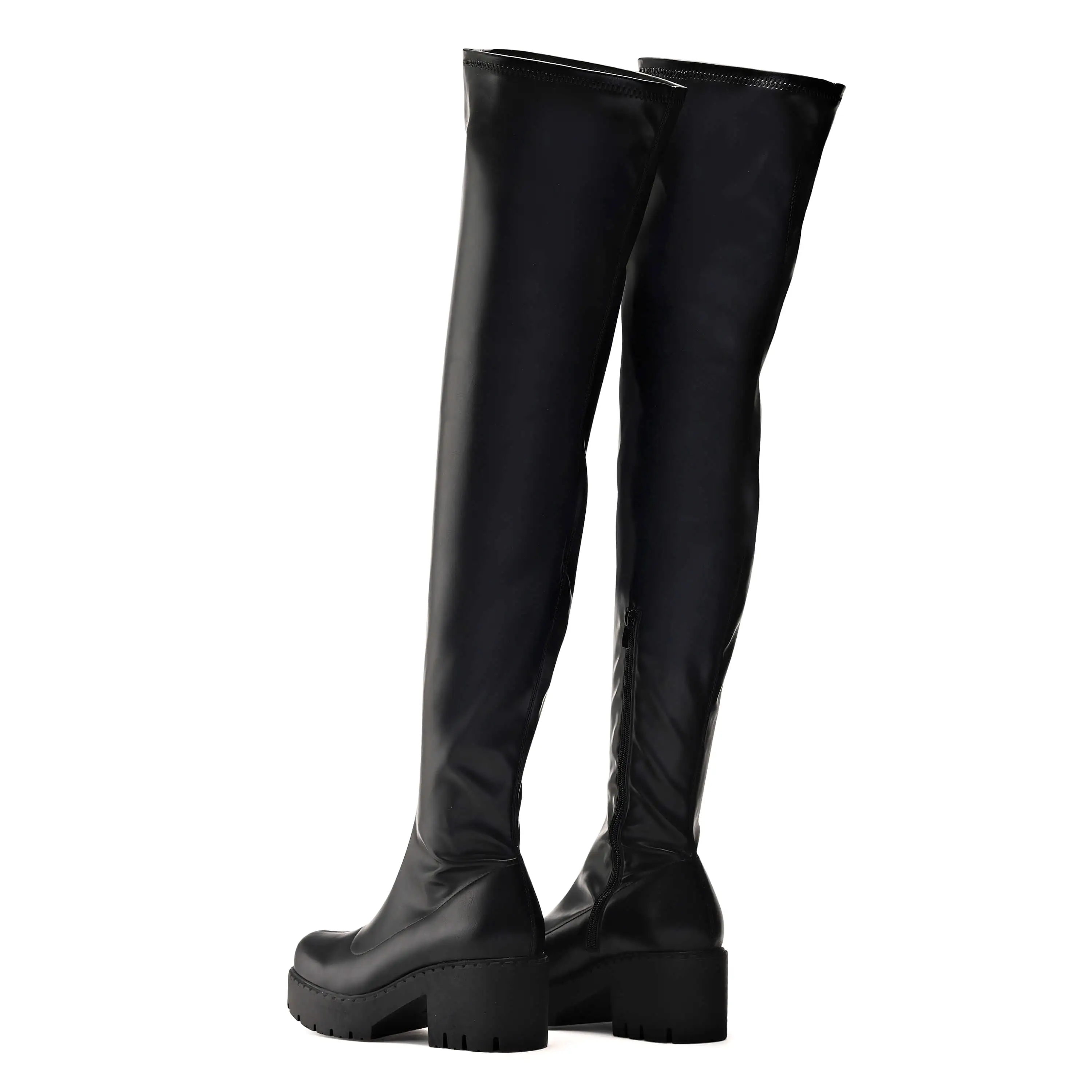 The Harmony Stretch Thigh High Boots